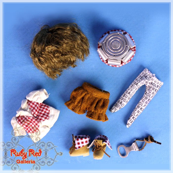 4.5'' Genie in the City (with wig) - Cloth Set (CC0007A)