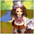 4.5'' Genie in the City (with wig) - Cloth Set (CC0007A)