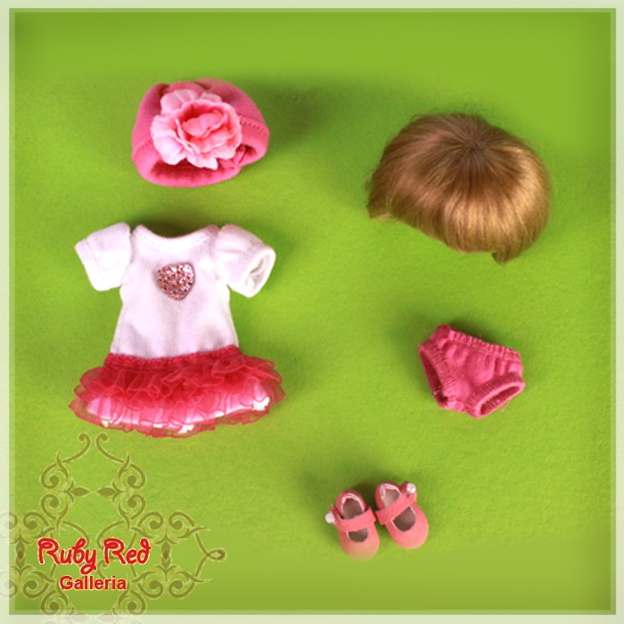 4.5'' Hearty Baby (with wig) - Cloth Set (CC0004A)