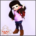 4.5'' My School Day (with wig) - Cloth Set (CC0001A)