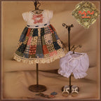 Summery Checked Outfit for 11.5" Bleuette Doll (EC0056A)