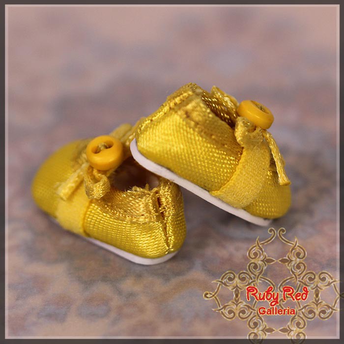 Yellow Satin Shoes (CH0018A)