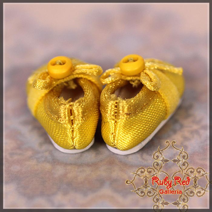 Yellow Satin Shoes (CH0018A)