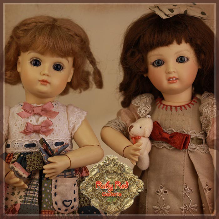Summery Checked Dress for 11.5" Bleuette Doll (EC0056B)