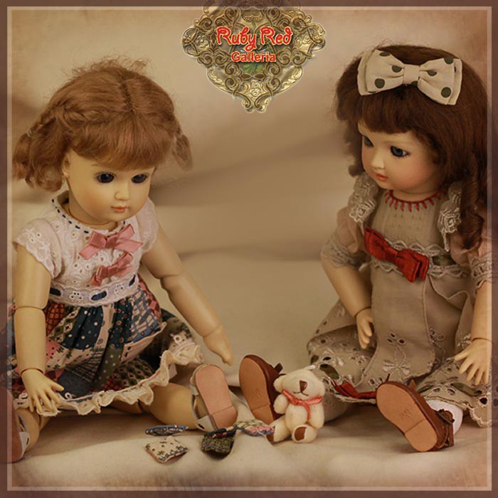 Summery Embroidery Outfit for 11.5" Bleuette Doll (EC0057A)