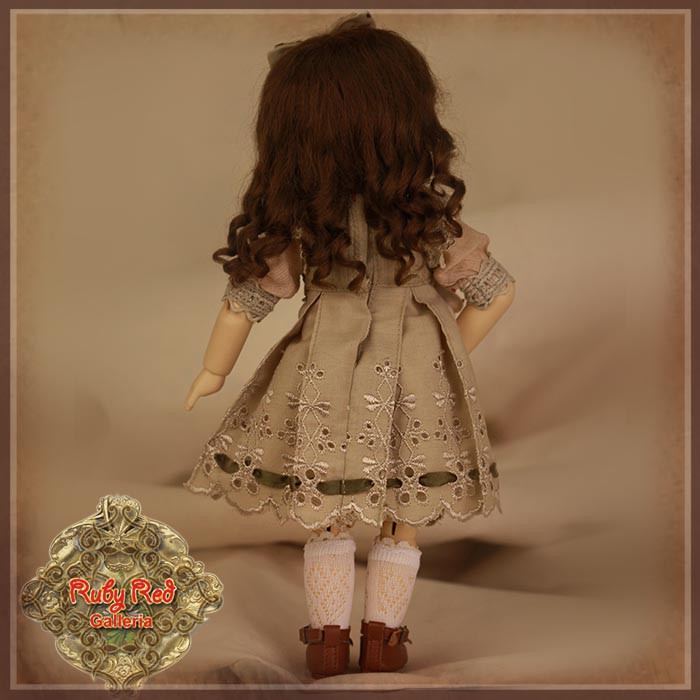 Summery Embroidery Outfit for 11.5" Bleuette Doll (EC0057A)