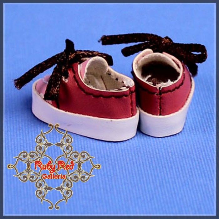 Red & Pink Walking Shoes with White Dots (CH0016B)