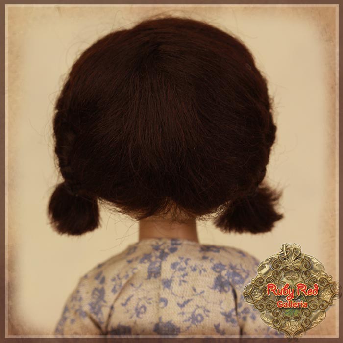 Black Mohair Wig for 8" Dolls (HD0001A)
