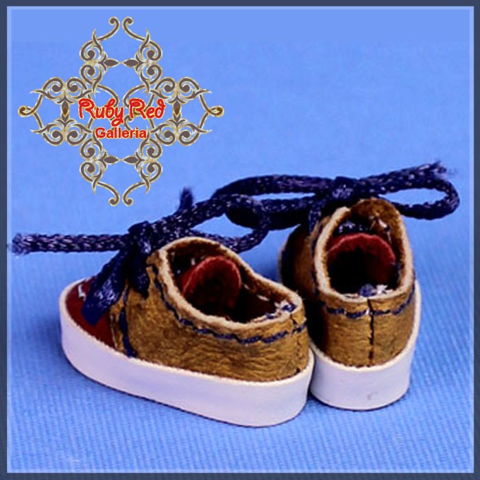 Red & Brown Walking Shoes (CH0016A)