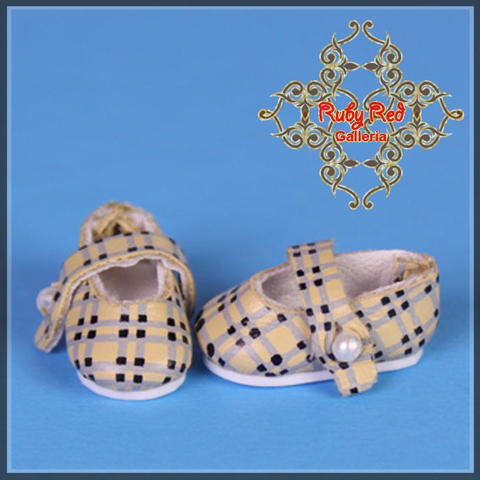 Apricot Checker Mary Jane (CH0013A)