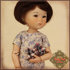 Black Mohair Wig for 8" Dolls (HD0002A)