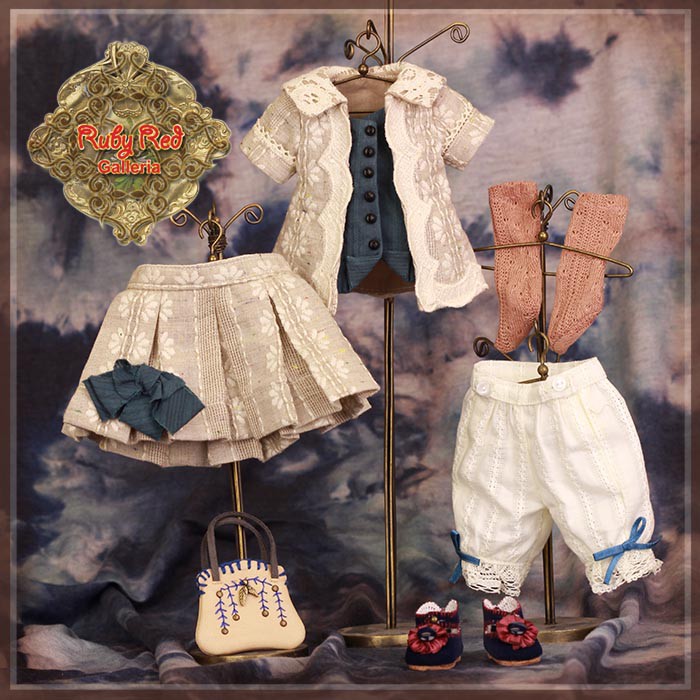 Autumn Suit Outfit for 11.5" Bleuette Doll (EC0058A)