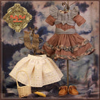 Autumn Checked Outfit for 11.5" Bleuette Doll (EC0059A)