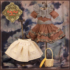 Autumn Checked Dress for 11.5" Bleuette Doll (EC0059B)