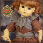 Autumn Checked Dress for 11.5" Bleuette Doll (EC0059B)