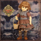 Autumn Checked Dress for 11.5" Bleuette Doll (EC0059B)