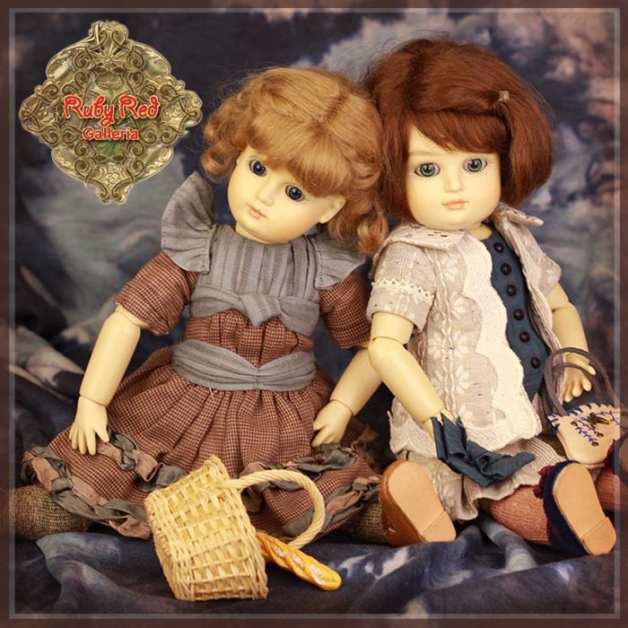 Autumn Checked Dress for 11.5" Bleuette Doll (EC0059B)