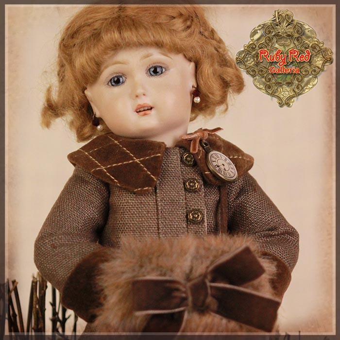 Brown Winter Outfit for 11.5" Bleuette Doll (EC0060A)