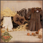 Brown Winter Dress for 11.5" Bleuette Doll (EC0060B)