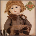 Brown Winter Dress for 11.5" Bleuette Doll (EC0060B)