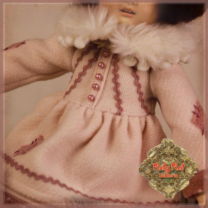 Pink Winter Outfit for 11.5" Bleuette Doll (EC0061A)