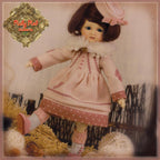 Pink Winter Dress for 11.5" Bleuette Doll (EC0061B)