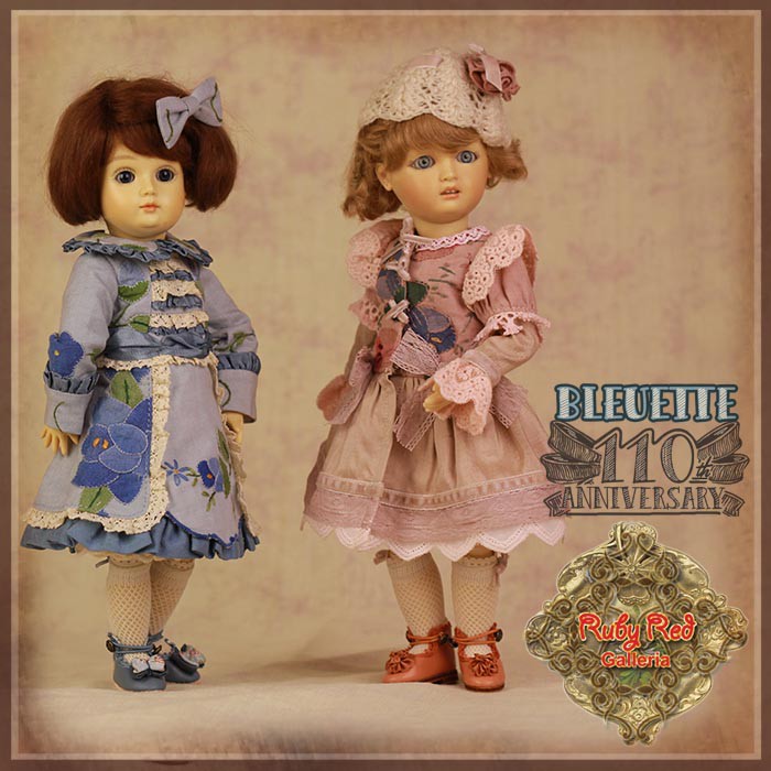 Blue Dress Gift Set for 11.5" Bleuette Doll (EC0062A)