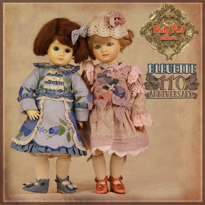 Blue Dress Gift Set for 11.5" Bleuette Doll (EC0062A)