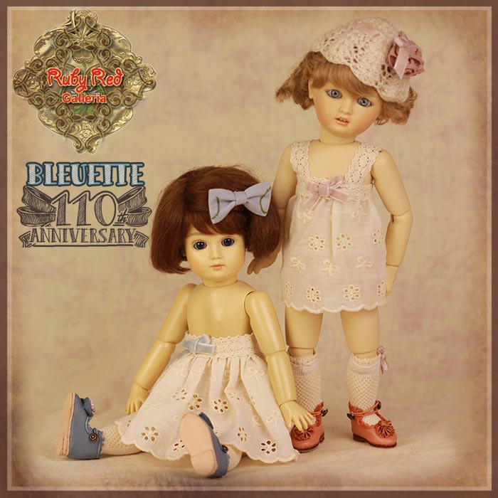 Blue Dress Gift Set for 11.5" Bleuette Doll (EC0062A)