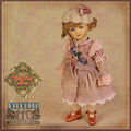 Pink Dress Gift Set for 11.5" Bleuette Doll (EC0063A)