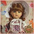 Printed Spring Dress for Bleuette for 11.5" Doll (EC0064B)