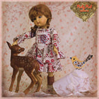 Printed Spring Dress for Bleuette for 11.5" Doll (EC0064B)
