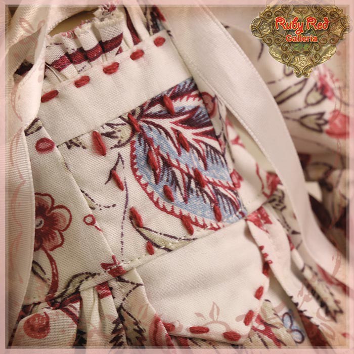 Printed Spring Dress for Bleuette for 11.5" Doll (EC0064B)