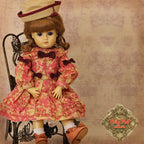 Orange Summer Dress for 11.5" Bleuette Doll (EC0065B)