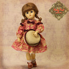 Orange Summer Dress for 11.5" Bleuette Doll (EC0065B)