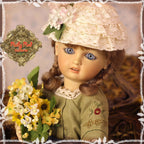 Green Autumn Outfit for 11.5" Bleuette Doll (EC0066A)