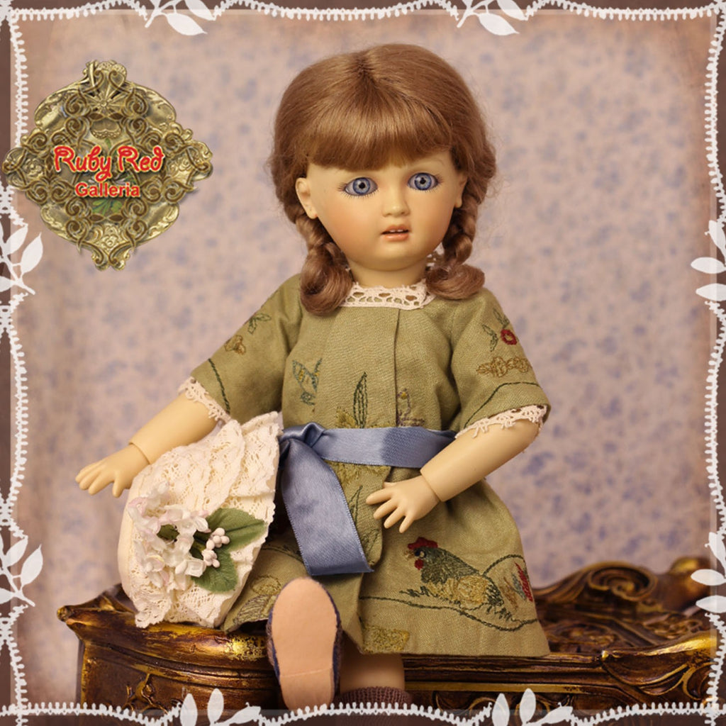 Green Autumn Outfit for 11.5" Bleuette Doll (EC0066A)