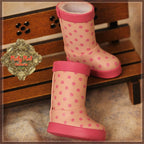Pink Rainboots for 8" Dolls (HH0019A)