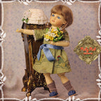 Green Autumn Outfit for 11.5" Bleuette Doll (EC0066A)