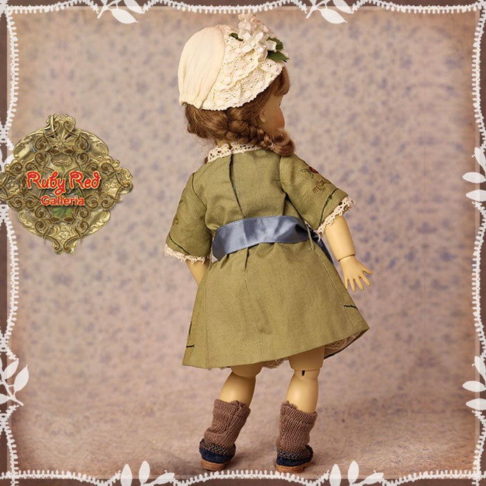 Green Autumn Outfit for 11.5" Bleuette Doll (EC0066A)