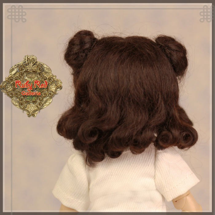 Black Mohair Wig for 8" Dolls (HD0005A)