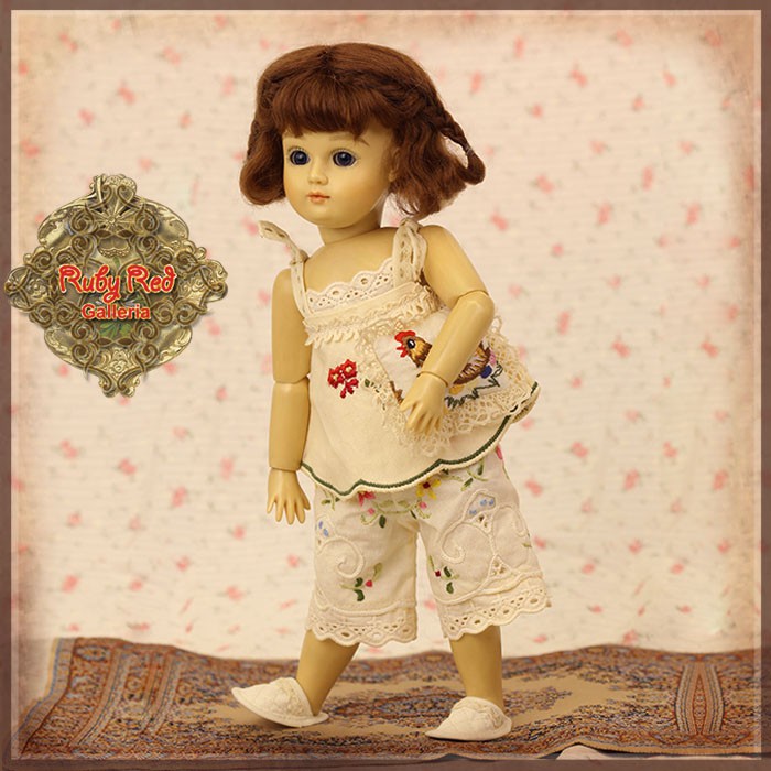 Embroidered Sleepwear Set for 11.5" Bleuette Doll (EC0067A)