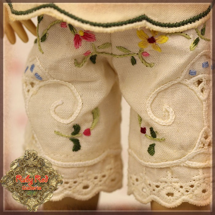 Embroidered Sleepwear Set for 11.5" Bleuette Doll (EC0067A)