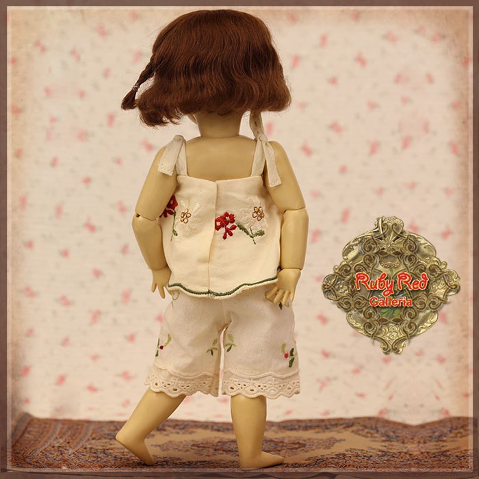 Embroidered Sleepwear Set for 11.5" Bleuette Doll (EC0067A)