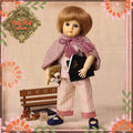 Striped Winter Sleepwear Set for 11.5" Bleuette Doll (EC0068A)