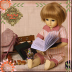 Striped Winter Sleepwear Set for 11.5" Bleuette Doll (EC0068A)