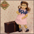 Short Sleeve Pink Dress Outfit for 11.5" Bleuette Doll (EC0071A)