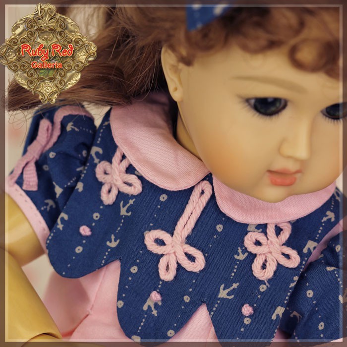 Short Sleeve Pink Dress Outfit for 11.5" Bleuette Doll (EC0071A)