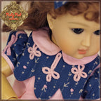 Short Sleeve Pink Dress Outfit for 11.5" Bleuette Doll (EC0071A)