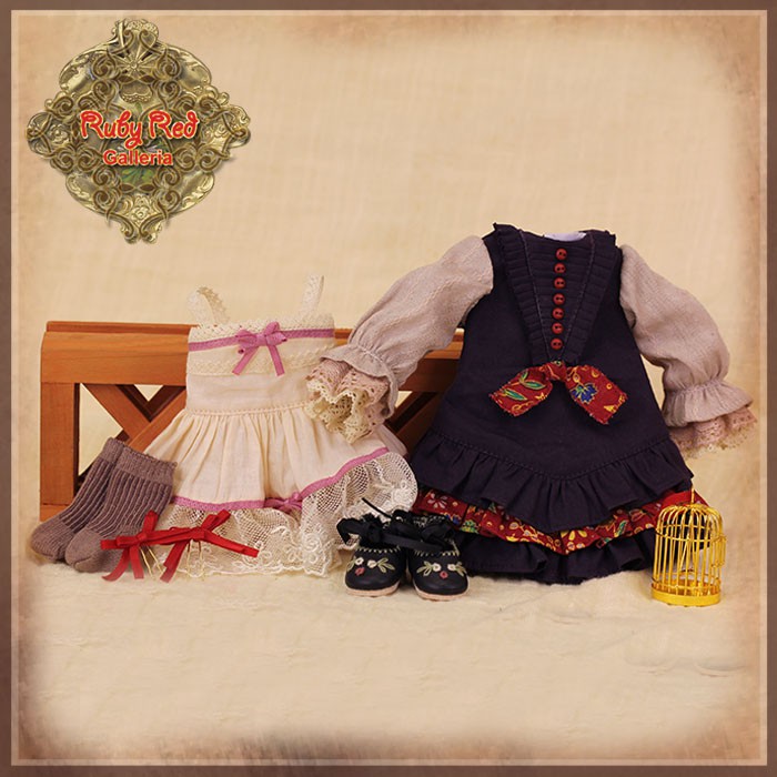 Birdcage Outfit for 11.5" Bleuette Doll (EC0073A)